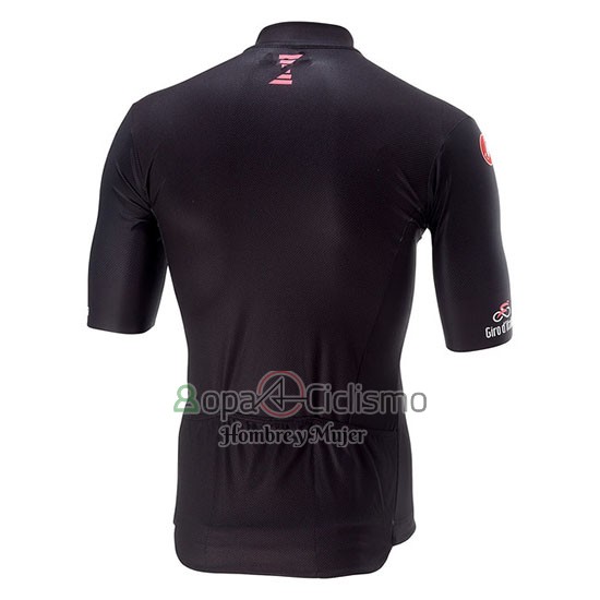 Giro d'Italia Ropa Ciclismo Culotte Corto 2018 Hombre Mangas Cortas Negro